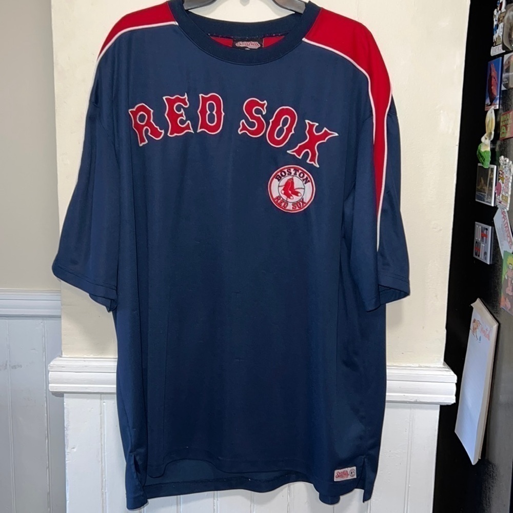 Stitches Mens Boston Red Sox Baseball Jersey Size 2XL